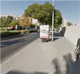 Mupis en la carretera de Villafranqueza y los barrios residenciales del norte de San Vicente del Raspeig